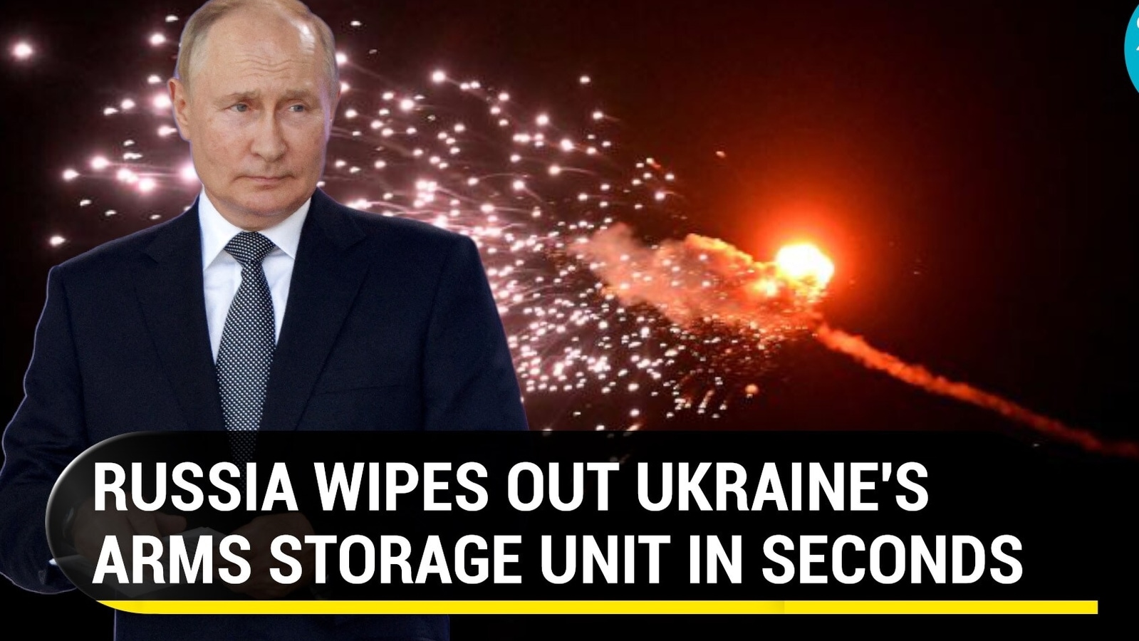 पश्चिम से भेजी गई मिसाइलें 'नष्ट' हो गईं क्योंकि रूसी सेना ने विशाल यूक्रेनी हथियार इकाई को नष्ट कर दिया |  घड़ी