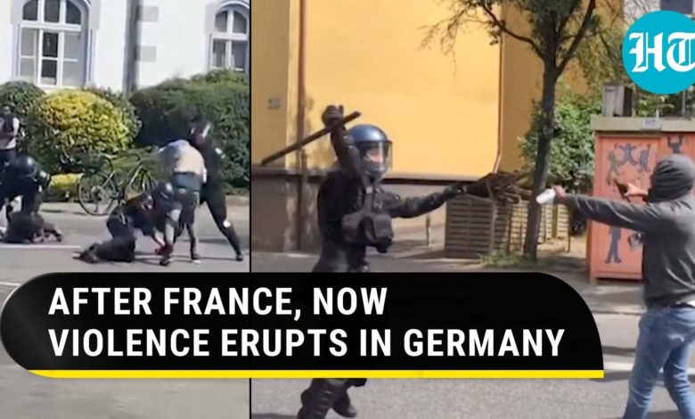 जर्मनी में अफ्रीकी प्रदर्शनकारियों द्वारा पुलिस पर पत्थर, बम फेंके गए, 26 घायल |  घड़ी