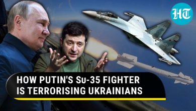 यूक्रेनी वायु सेना ने पुतिन की हवाई श्रेष्ठता को स्वीकार किया;  यूक्रेन में रूसी एसयू-35 जेट के हमले से दहशत का माहौल है