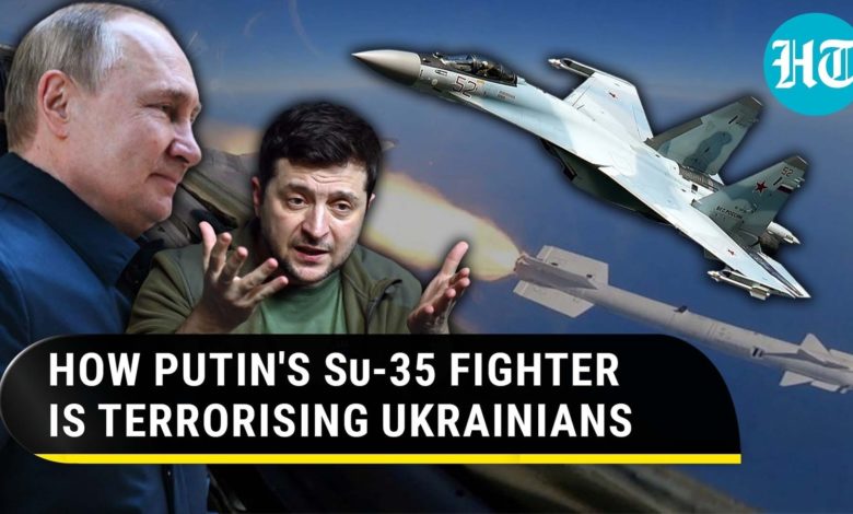 यूक्रेनी वायु सेना ने पुतिन की हवाई श्रेष्ठता को स्वीकार किया;  यूक्रेन में रूसी एसयू-35 जेट के हमले से दहशत का माहौल है